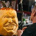 jon neill, zucche intagliate, scary monster