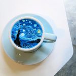 lee kang bin cappuccini decorati, la notte stellata, vincent van gogh