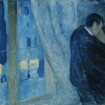 10 baci famosi nella storia dell'arte-edvard munch-il bacio con la finestra