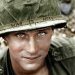 foto storiche ricolorate-Wayne Degan-soldato vietnam senza nome
