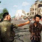foto storiche ricolorate-esecuzione guerrigliero vietnam