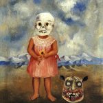 frida kahlo-bambina con maschera della morte
