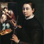 sofonisba anguissola-autoritratto con cavalletto