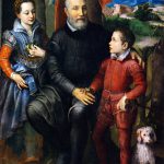 sofonisba anguissola-ritratto di famiglia, minerva, amilcare e asdrubale