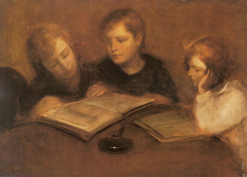 Eugene Carrere - Girls reading