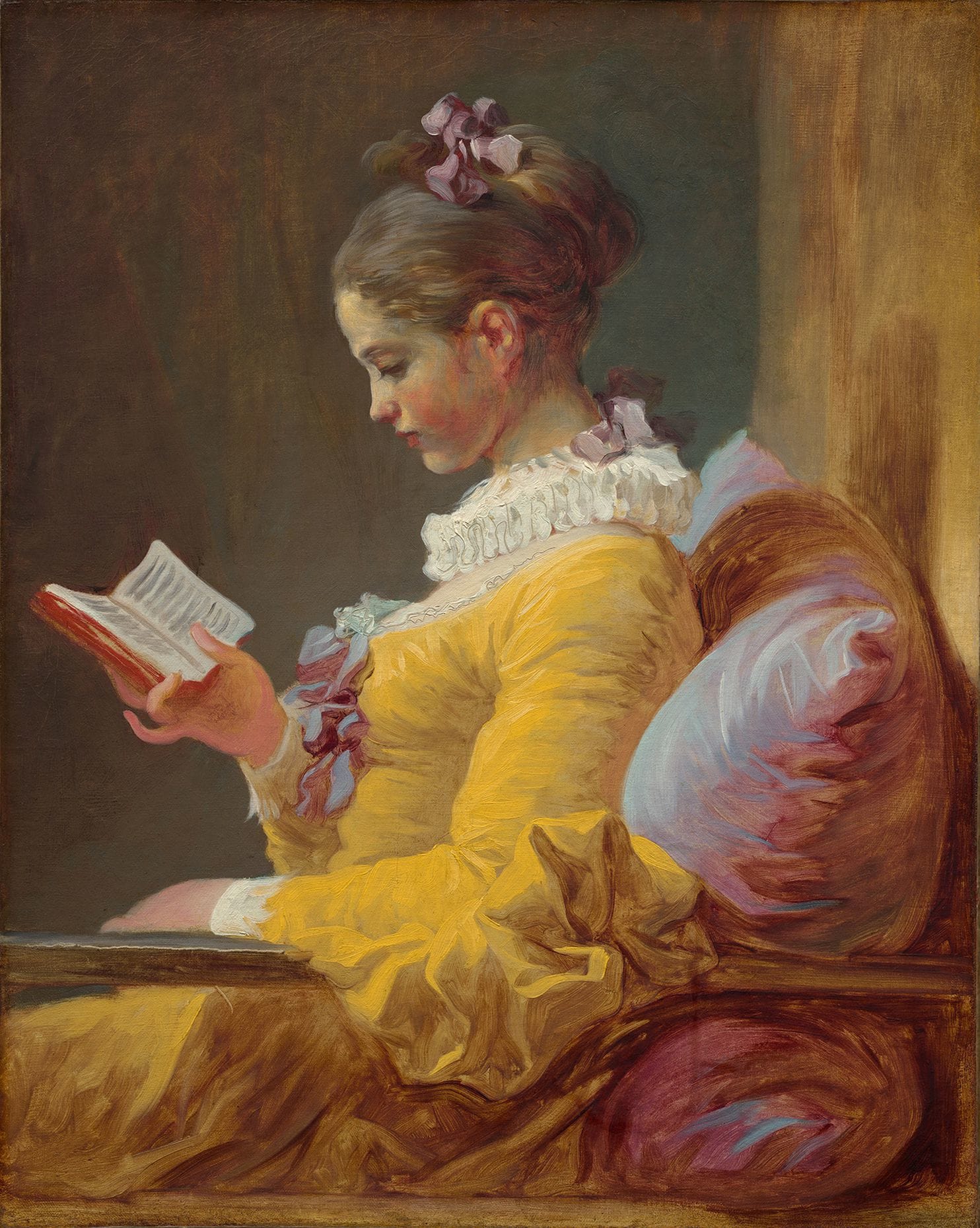 Jean Honoré Fragonard - Giovane donna che legge