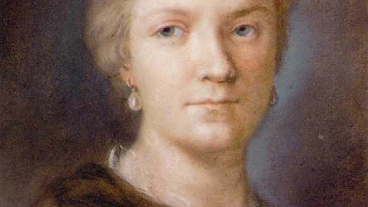 Autoritratto di Rosalba Carriera, pittrice veneziana del Settecento
